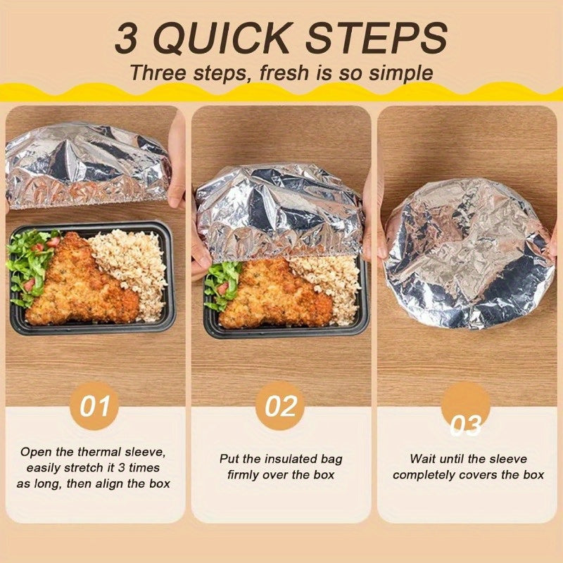 🔥 Hot Deal |30 PCS Home dining table & food container aluminum foil heat-retaining cover, kitchen food insulation and freshness keeping, high-quality aluminum foil.