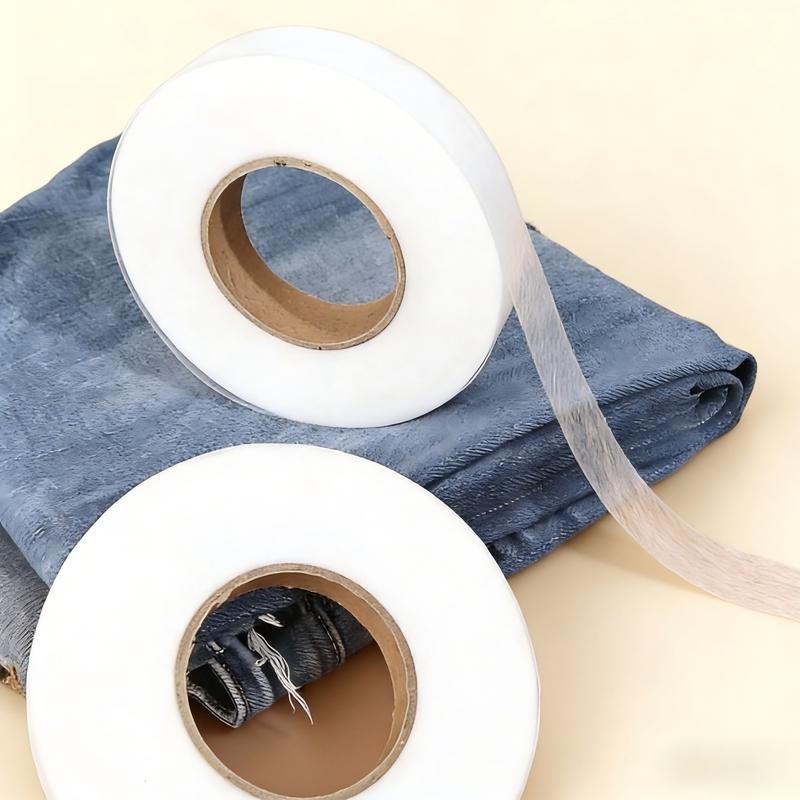 Hemming Tape Fabric Adhesive Hem Iron on No-Sew Hemming Tape for Pants, 0.79 Inch Width, 2559 Inch Length, White