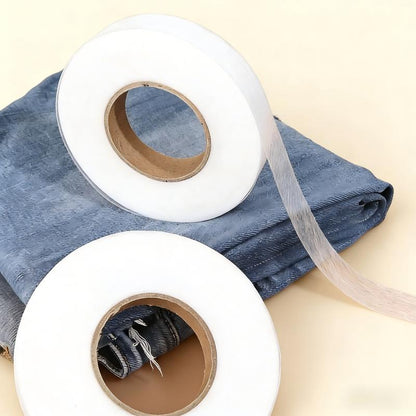 Hemming Tape Fabric Adhesive Hem Iron on No-Sew Hemming Tape for Pants, 0.79 Inch Width, 2559 Inch Length, White