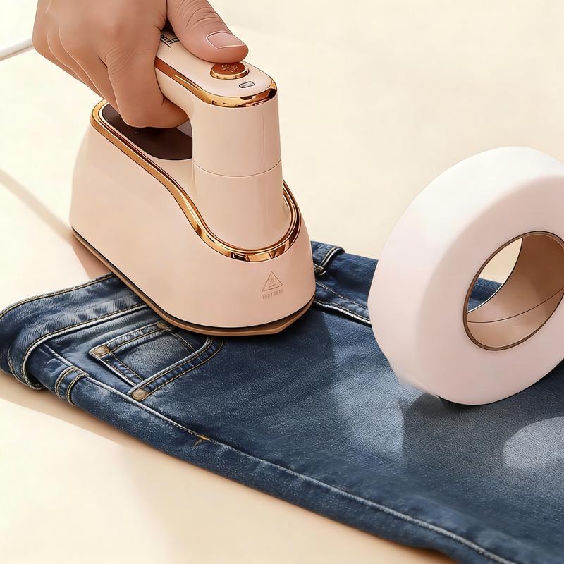 Hemming Tape Fabric Adhesive Hem Iron on No-Sew Hemming Tape for Pants, 0.79 Inch Width, 2559 Inch Length, White