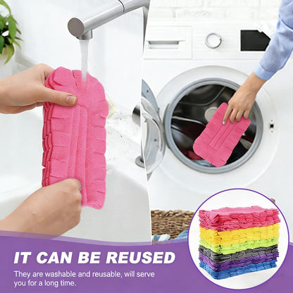 Duster Refills for Swiffer Electrostatic Dust Removal Brush Refills Multisurface 360° Larger Size Dusters with 4X Microfibers Unscented Disposable Dusters Machine Washable Reusable Environmentally Friendly Choice