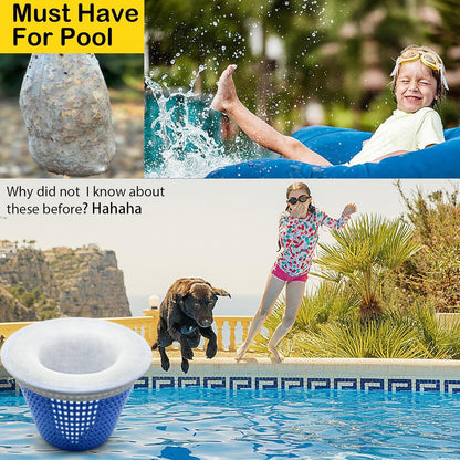 Pool Skimmer Filter Socks for Inground Pool Or Above Ground Pool Filter, Ultra Fine Mesh Screen Liner Skimmer Basket Sock Scum Sock Saver, Debris Leaves Catcher