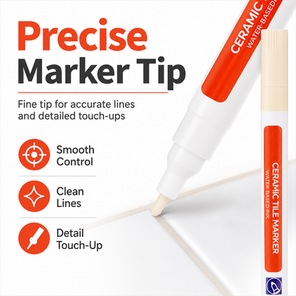 (𝙎𝙥𝙚𝙘𝙞𝙖𝙡 𝙋𝙧𝙤𝙢𝙤𝙩𝙞𝙤𝙣💖)MomoNook Waterproof Tile Grout Marker Pen