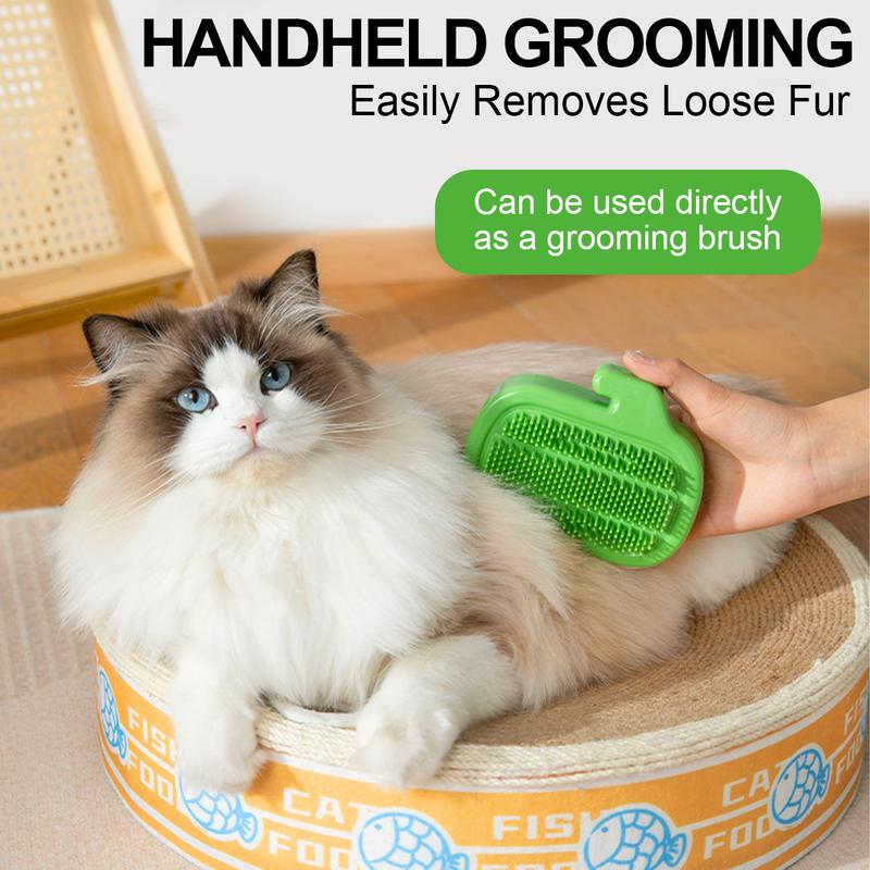 (🎃𝐇𝐚𝐥𝐥𝐨𝐰𝐞𝐞𝐧 𝐌𝐞𝐠𝐚 𝐒𝐚𝐥𝐞)3-in-1 Soft Plastic Cat Corner Groomer with Catnip - Grooming Supplies, Itchy Face Scratcher, Trimming Tool, Hair Removal Massage Comb, Table Leg/Cabinet-Mountable Universal Fit, Chin & Cheek Targeting, Stress Relief