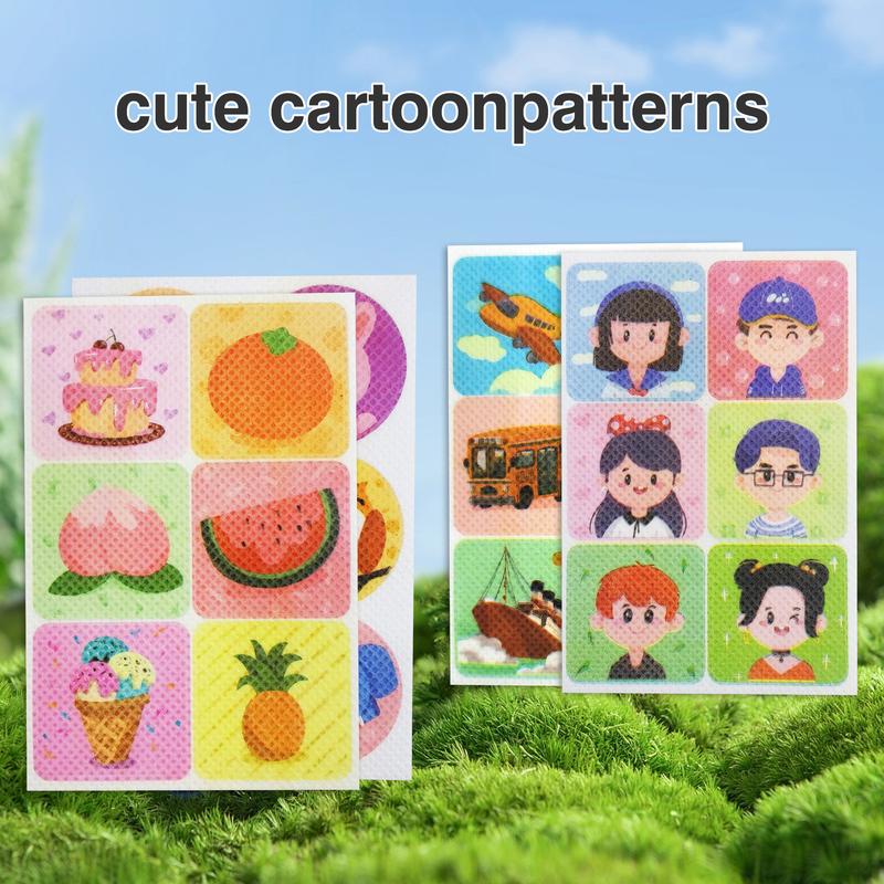 36 pieces per bag repellent sticker, cute animal design, sticks to clothes, backpacks, chairs, preserves effectiveness when sealed