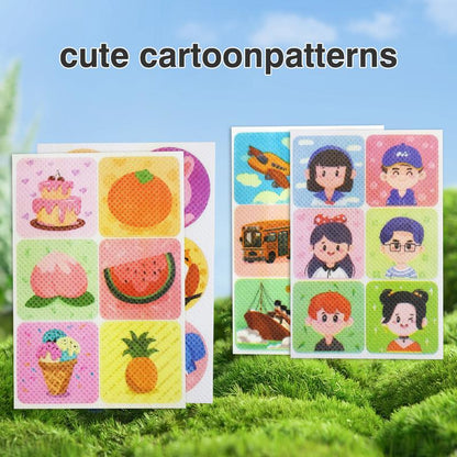 36 pieces per bag repellent sticker, cute animal design, sticks to clothes, backpacks, chairs, preserves effectiveness when sealed