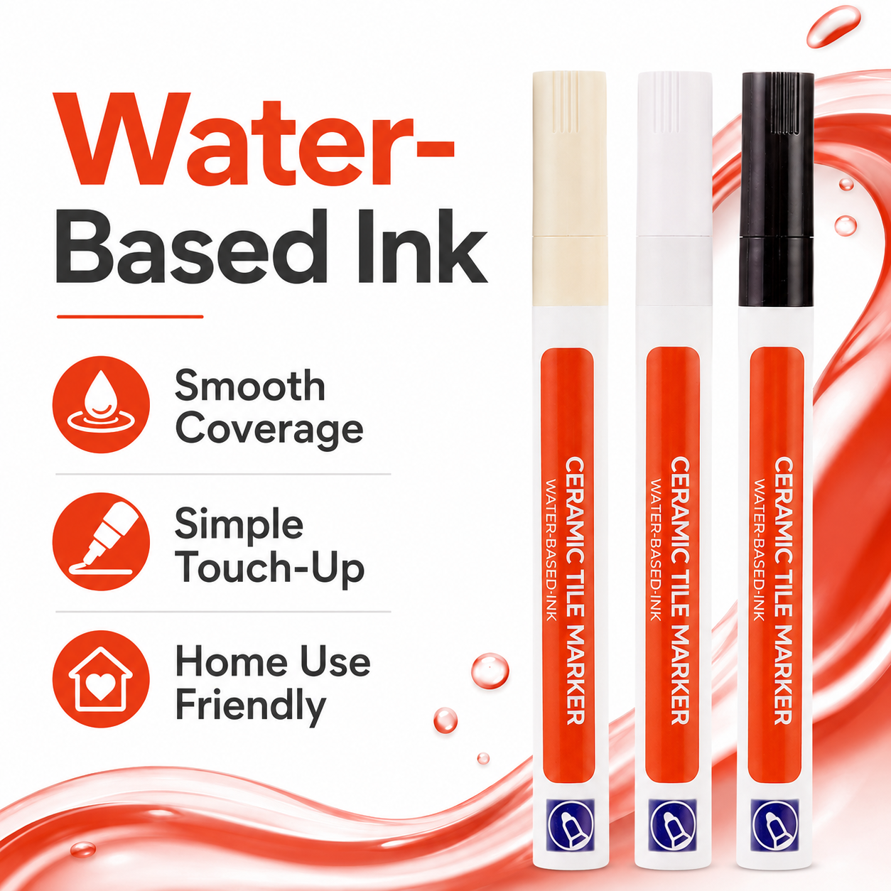 (𝙎𝙥𝙚𝙘𝙞𝙖𝙡 𝙋𝙧𝙤𝙢𝙤𝙩𝙞𝙤𝙣💖)MomoNook Waterproof Tile Grout Marker Pen